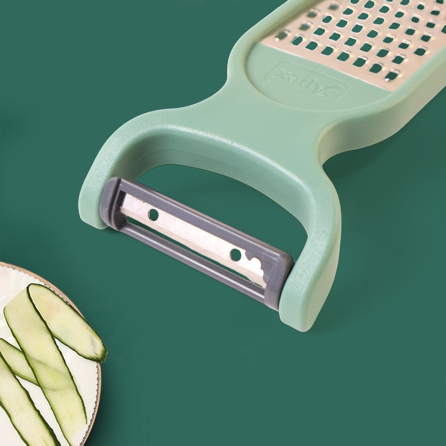 Apex 2-in-1 Vegetable Grater & Peeler Combo Tool Apex 2-in-1 Vegetable Grater & Peeler Combo Tool